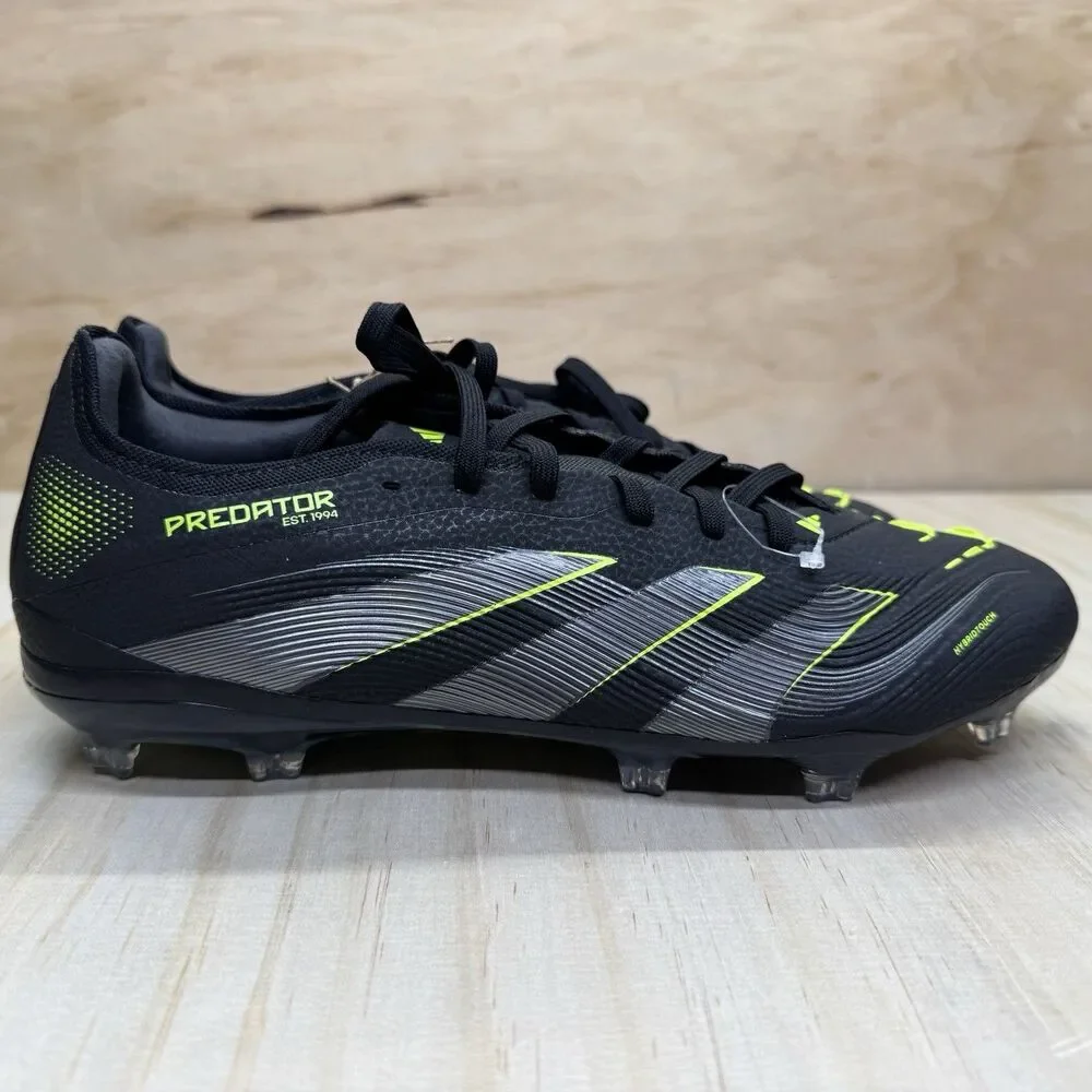 NEW Adidas Predator Pro Firm Ground Soccer Cleats Black Mens Size 10 JI1197